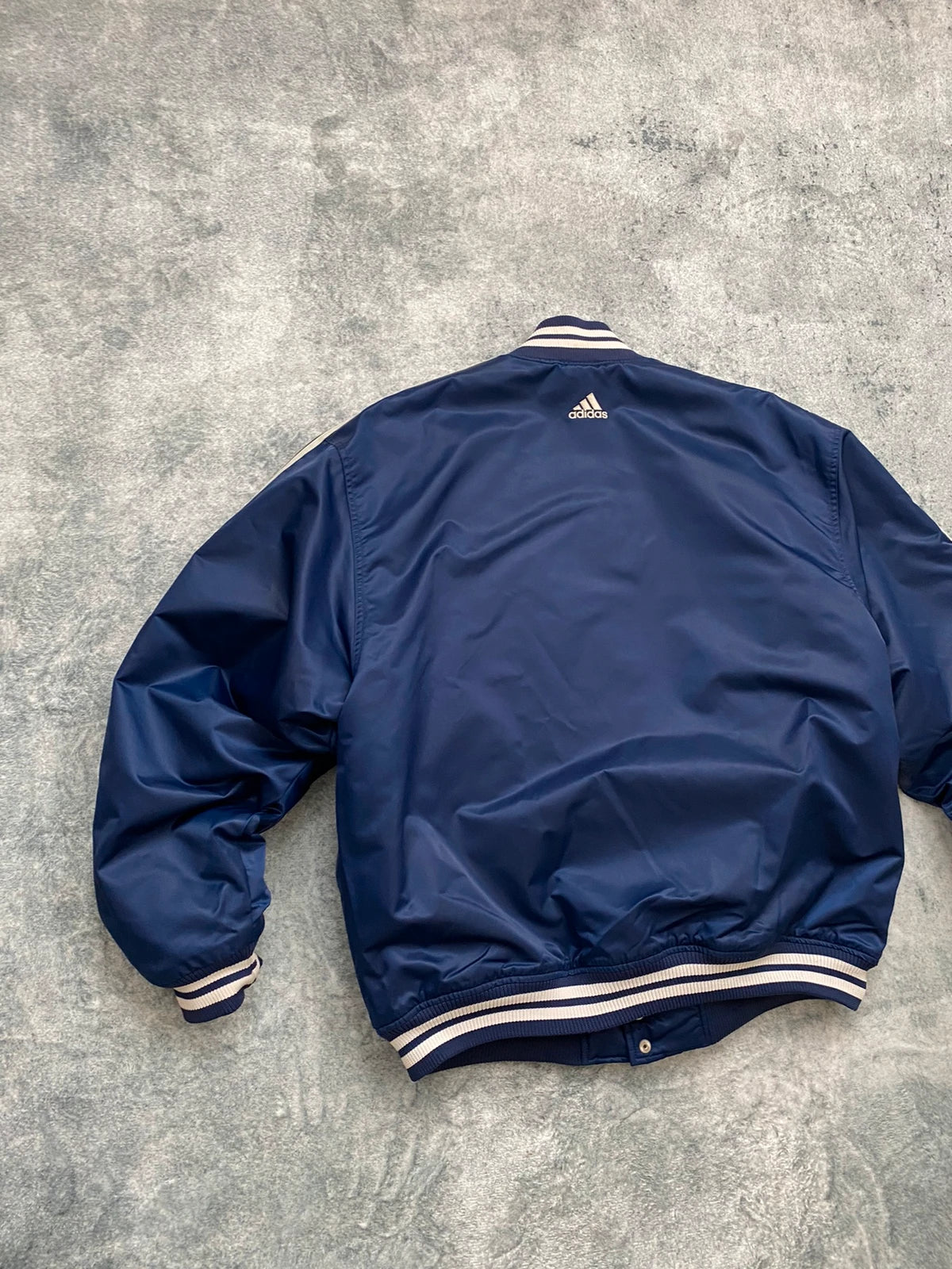 Adidas x New York Yankees Bomber Jacket Vintage Navy Y2K Size L