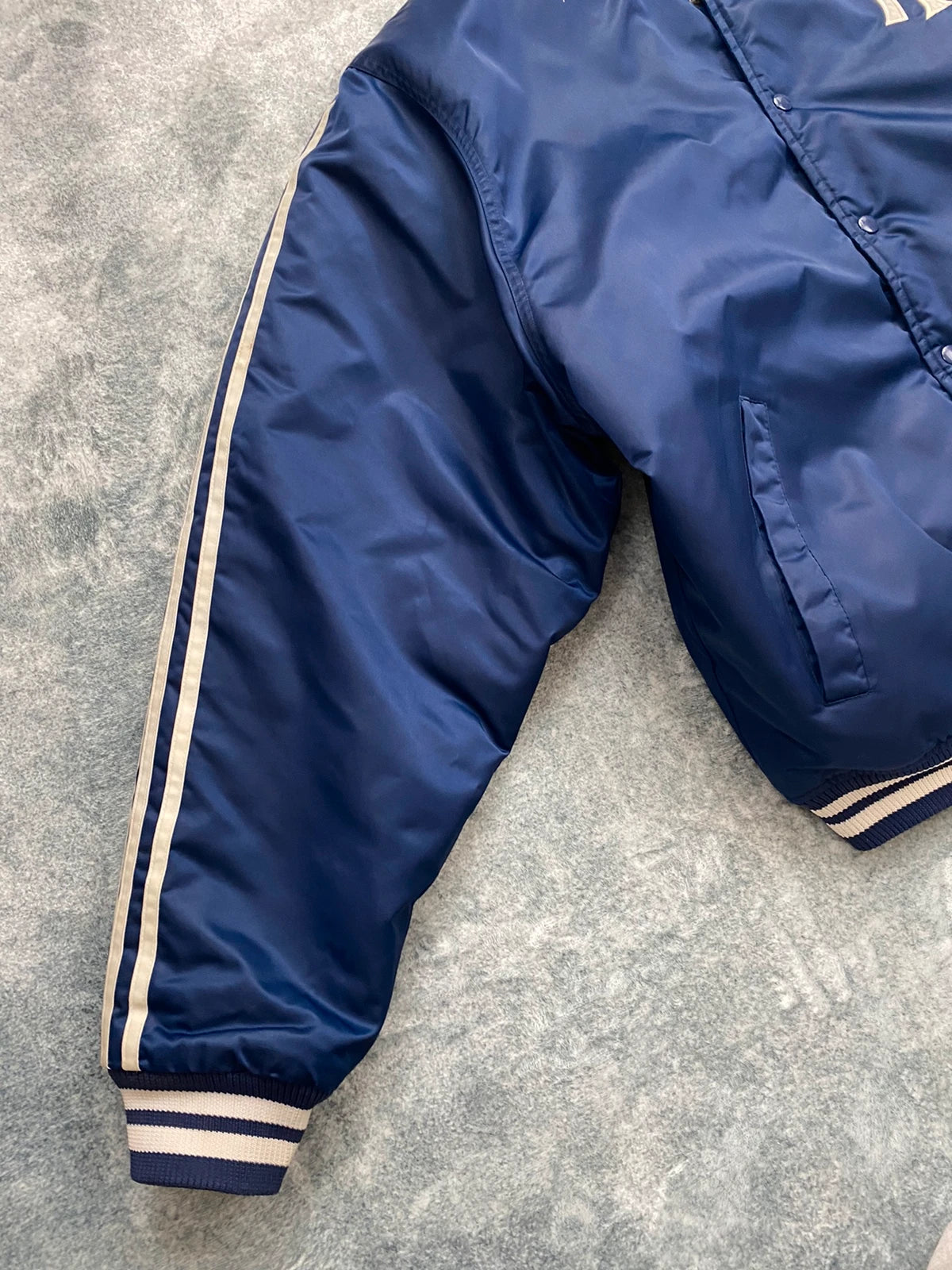 Adidas x New York Yankees Bomber Jacket Vintage Navy Y2K Size L
