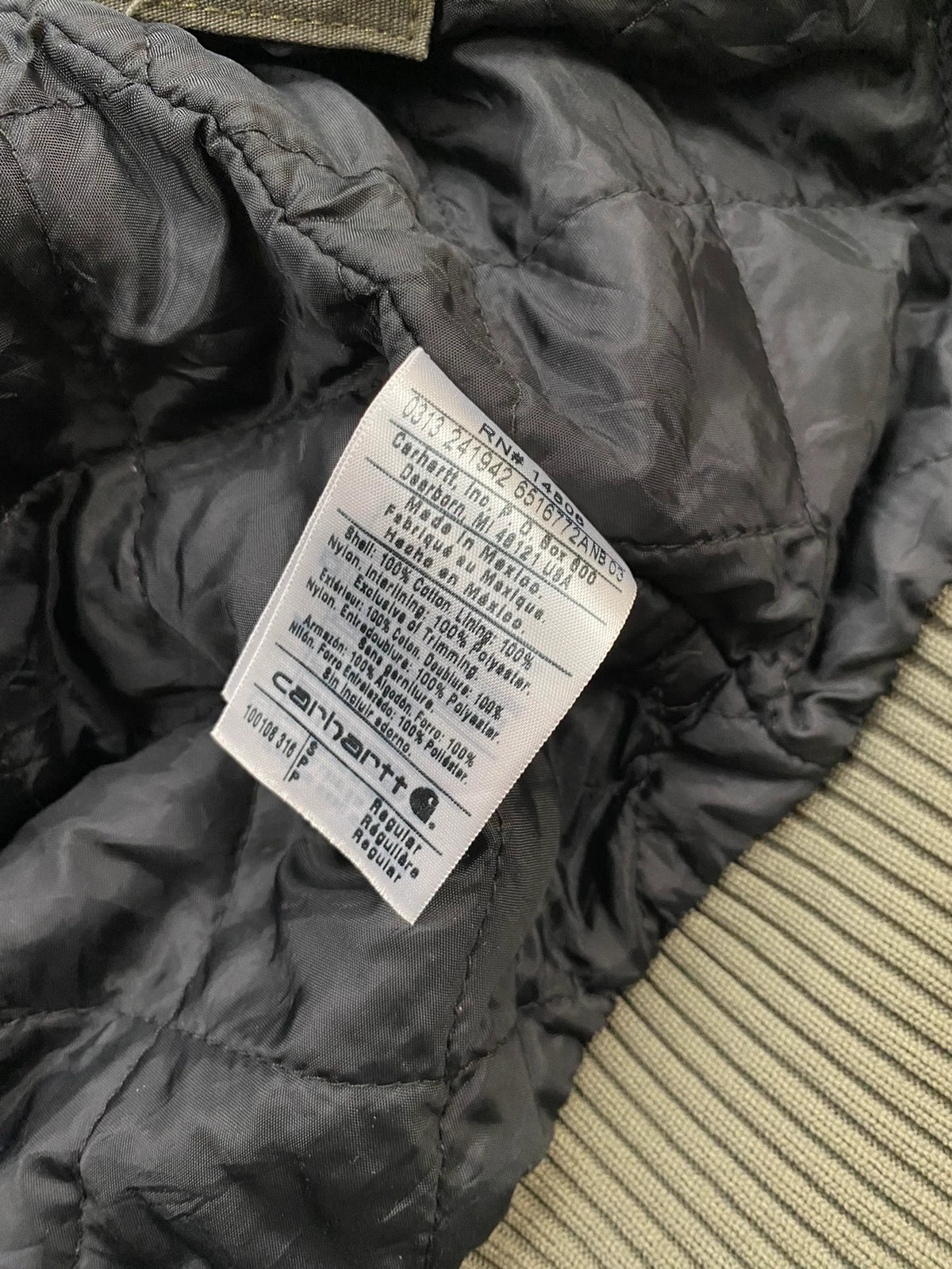Carhartt Active Jacket Khaki Green  Size S