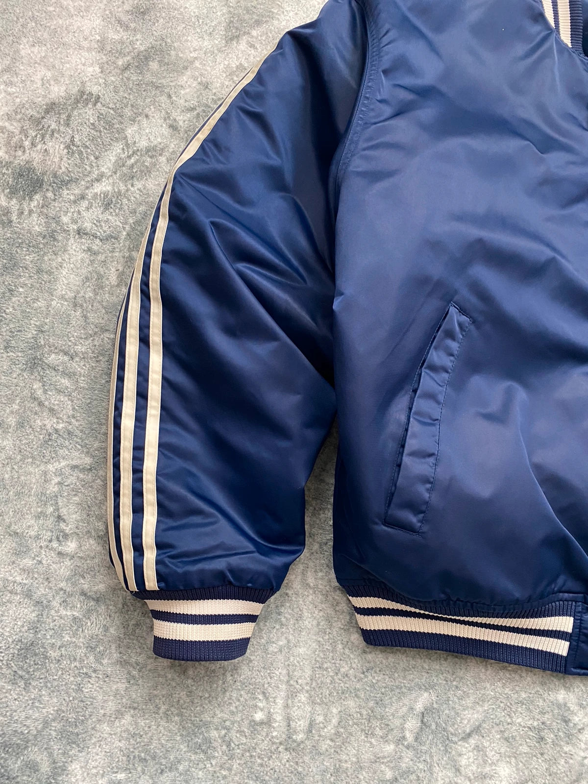 Adidas x New York Yankees Bomber Jacket Vintage Navy Y2K Size L
