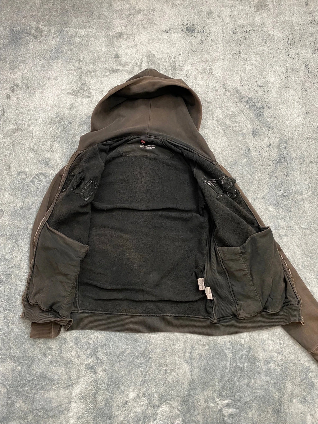Diesel Premium Vintage Zip Up Hoodie