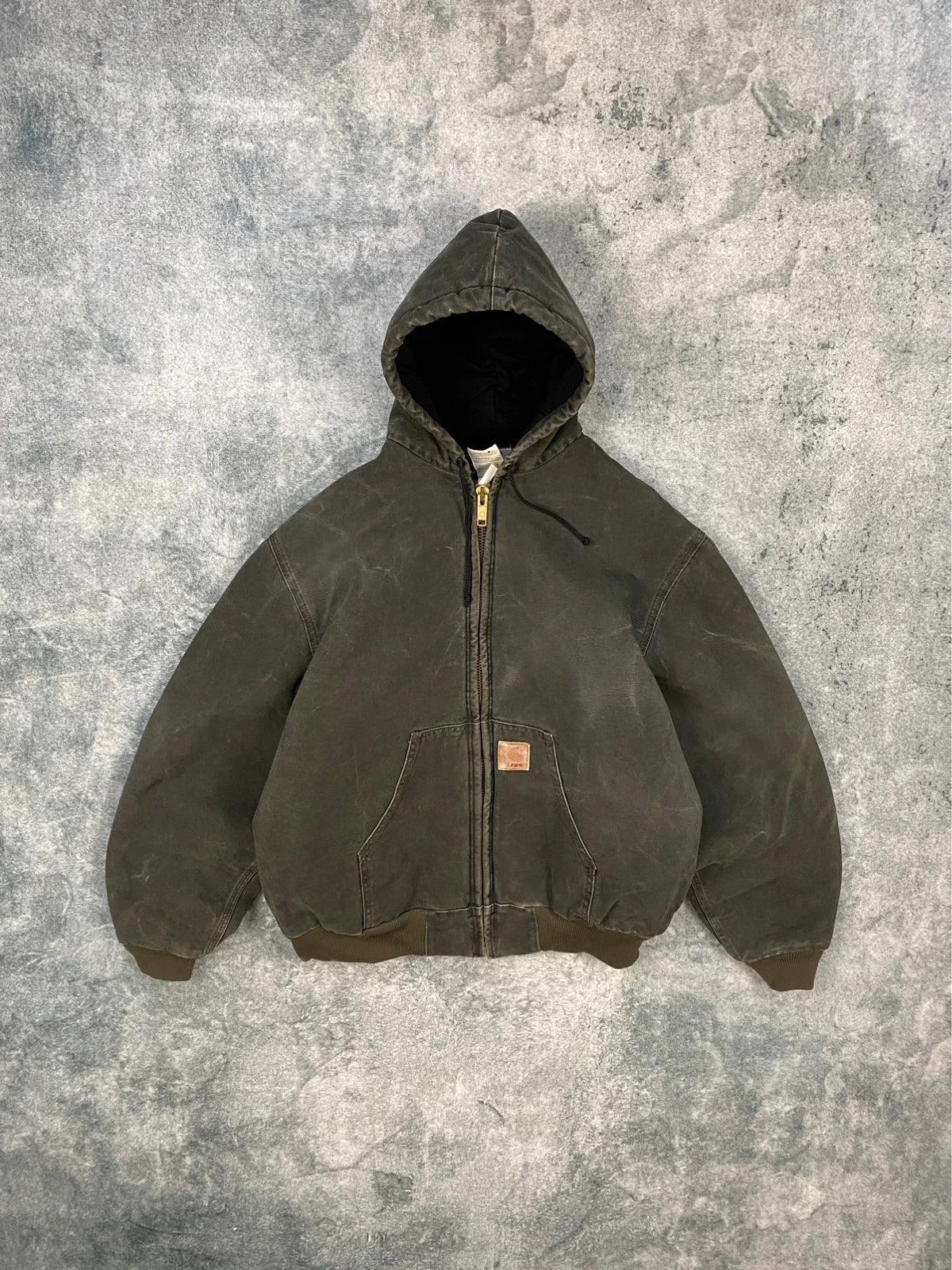 Carhartt Vintage Active Jacket J68 MOS Green Size XL