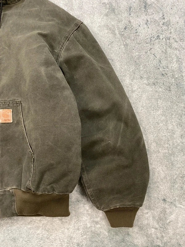 Carhartt Vintage Active Jacket J68 MOS Green Size XL
