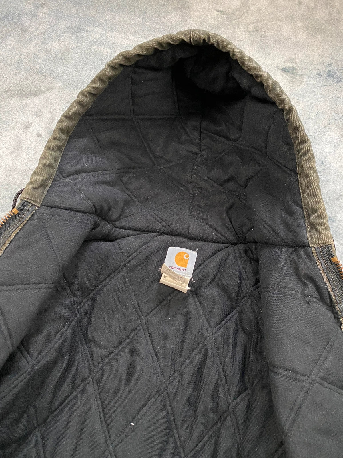 Carhartt Vintage Active Jacket J68 MOS Green Size XL