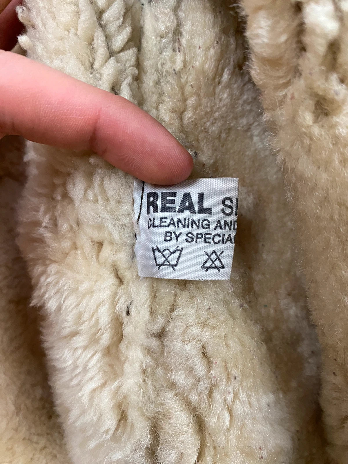 The Original Shearling vintage leather jacket Size L