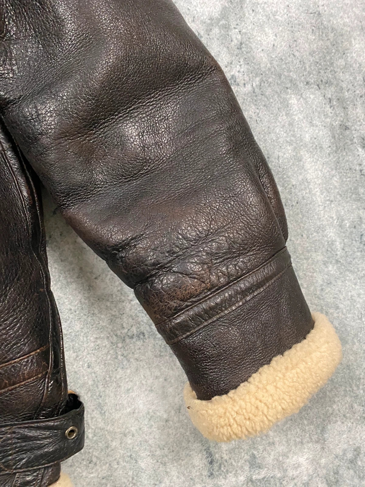 The Original Shearling vintage leather jacket Size L