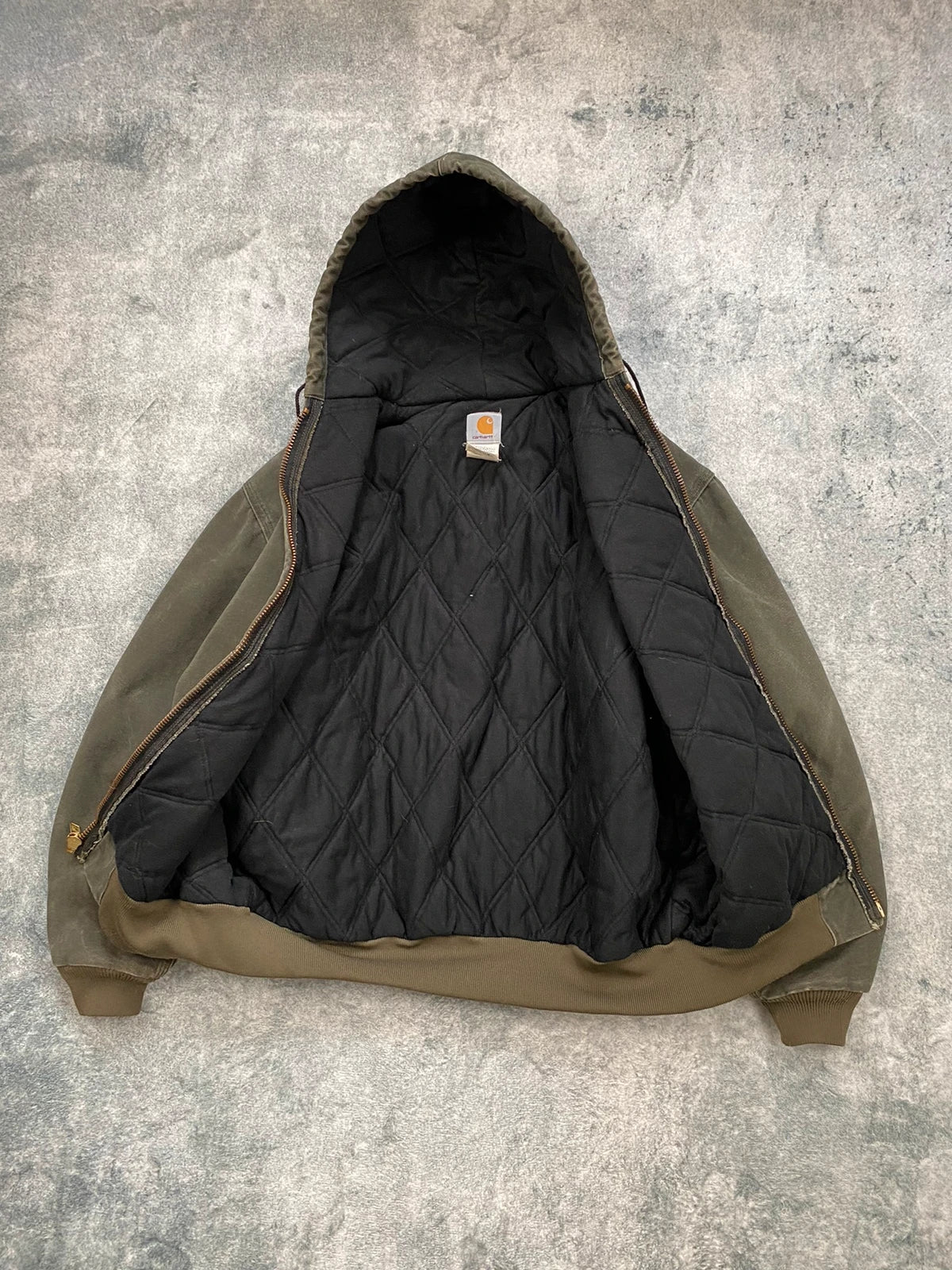Carhartt Vintage Active Jacket J68 MOS Green Size XL