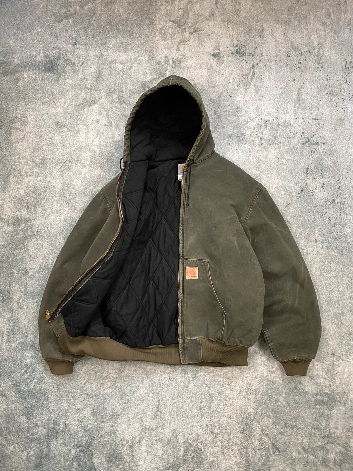 Carhartt Vintage Active Jacket J68 MOS Green Size XL