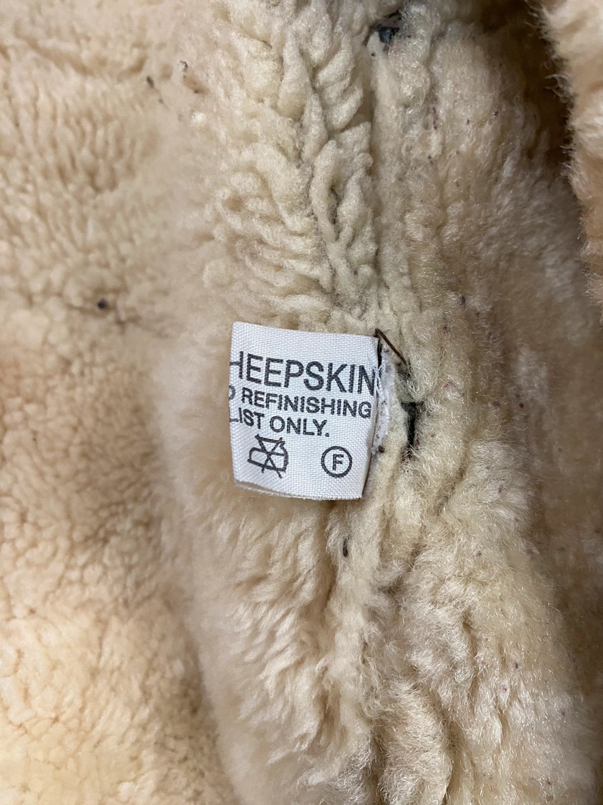 The Original Shearling vintage leather jacket Size L
