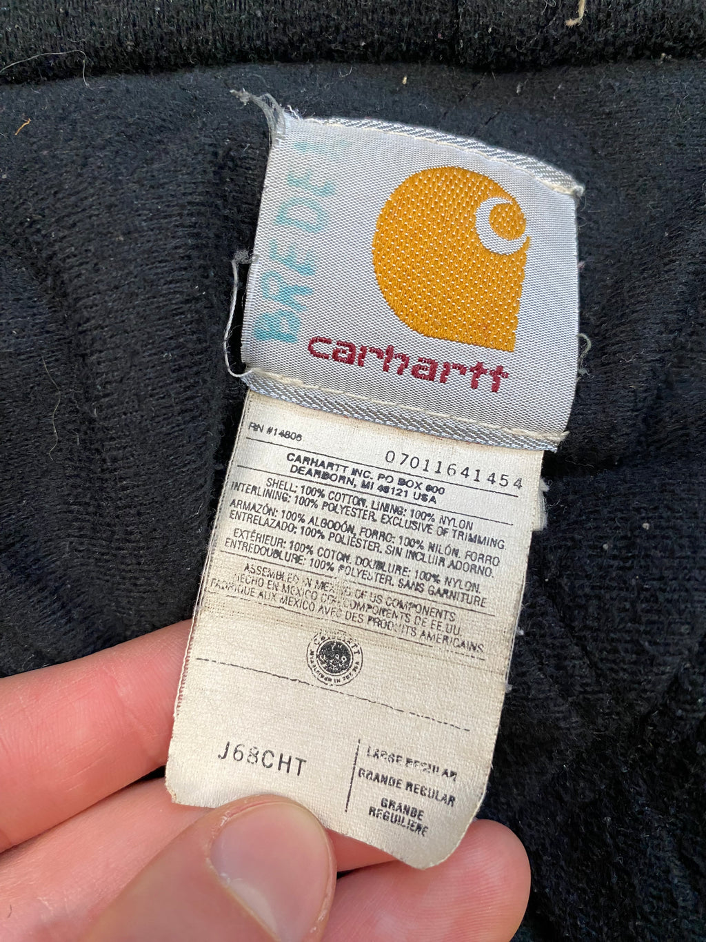 Carhartt Vintage Active Jacket J68 CHT Chestnut Boxy 2001