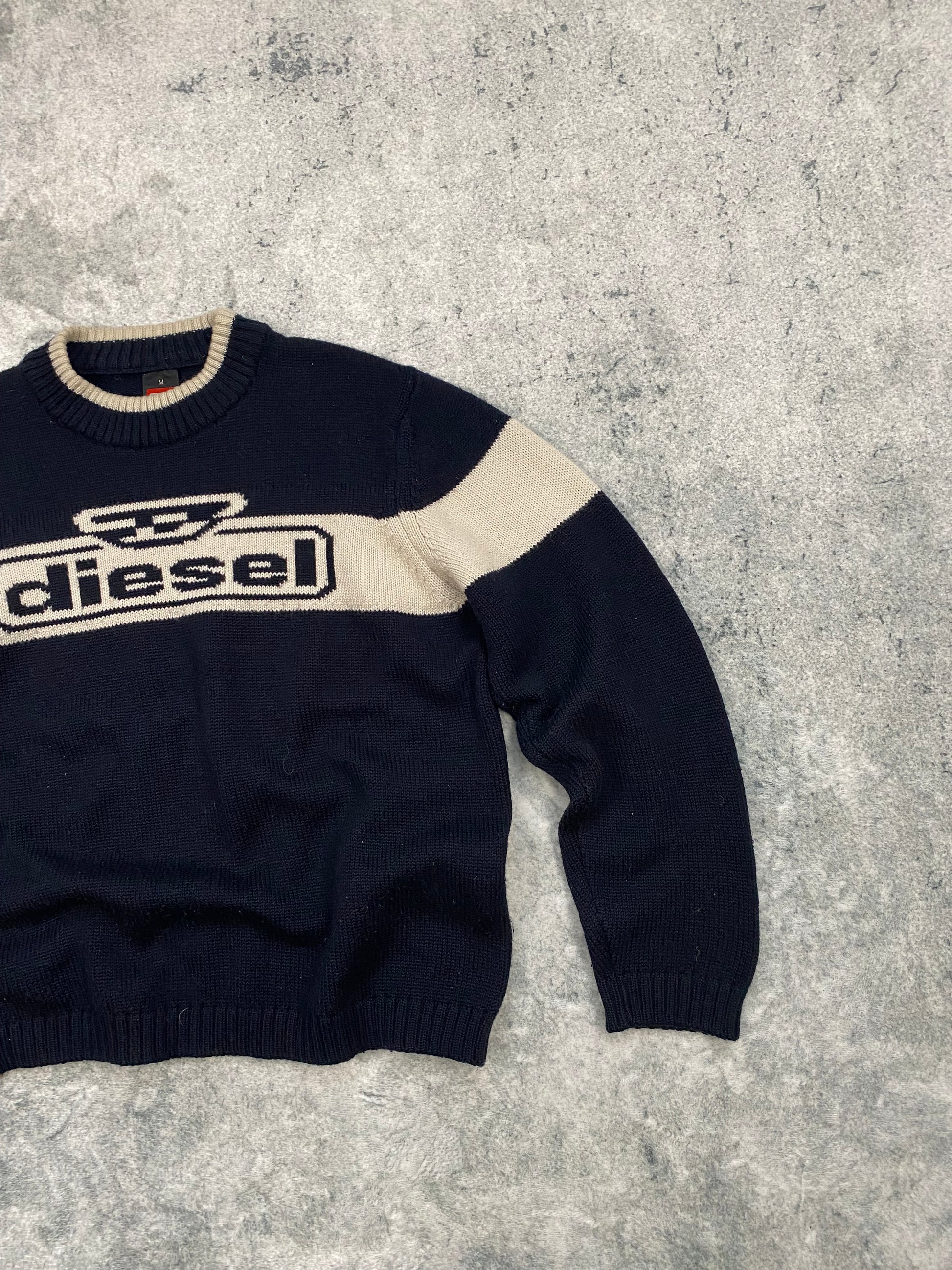 Vintage Diesel Sweater 50% Wool Size M