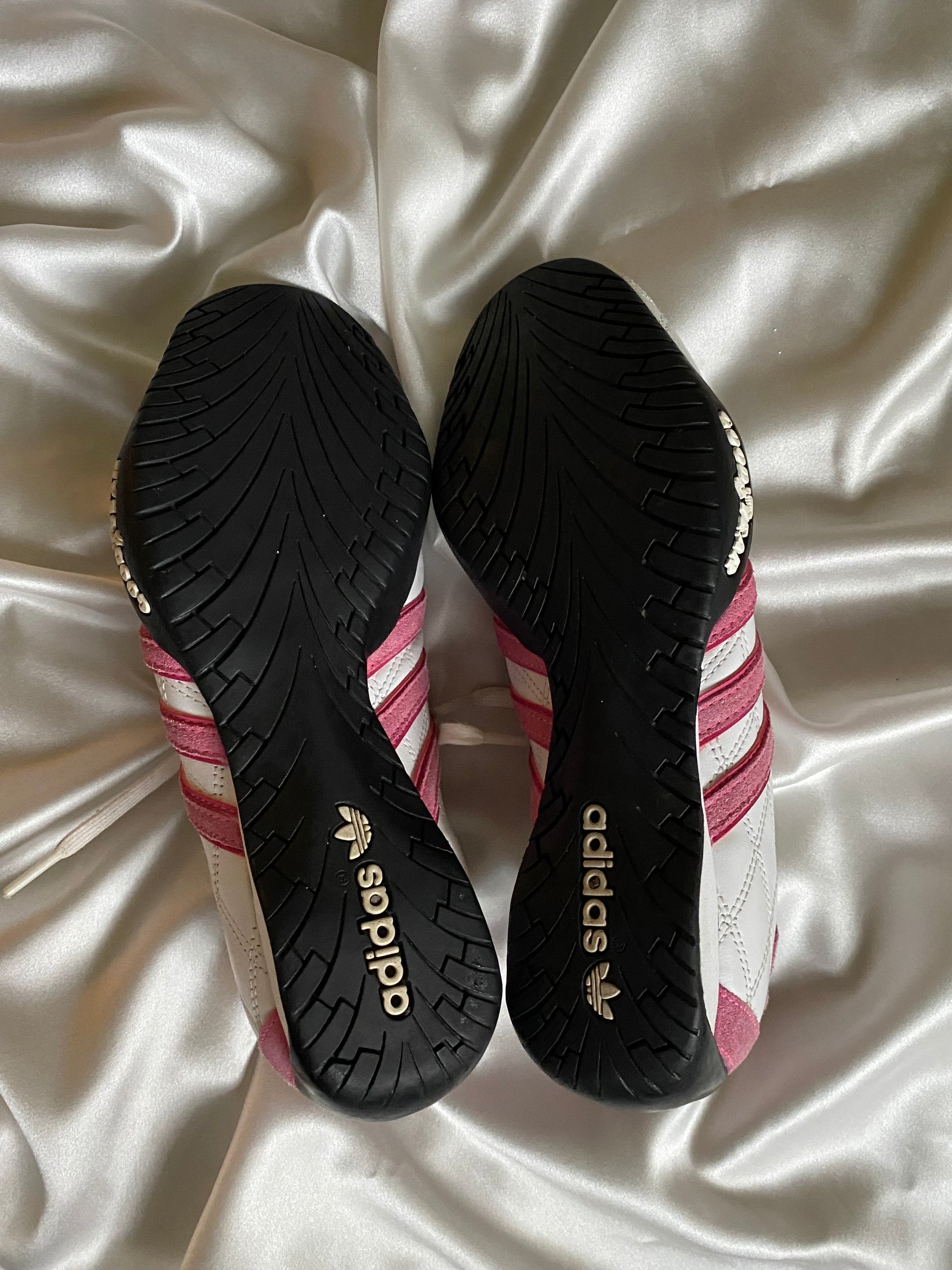 Adidas Goodyear Pink Quilted – Size EU ~38
