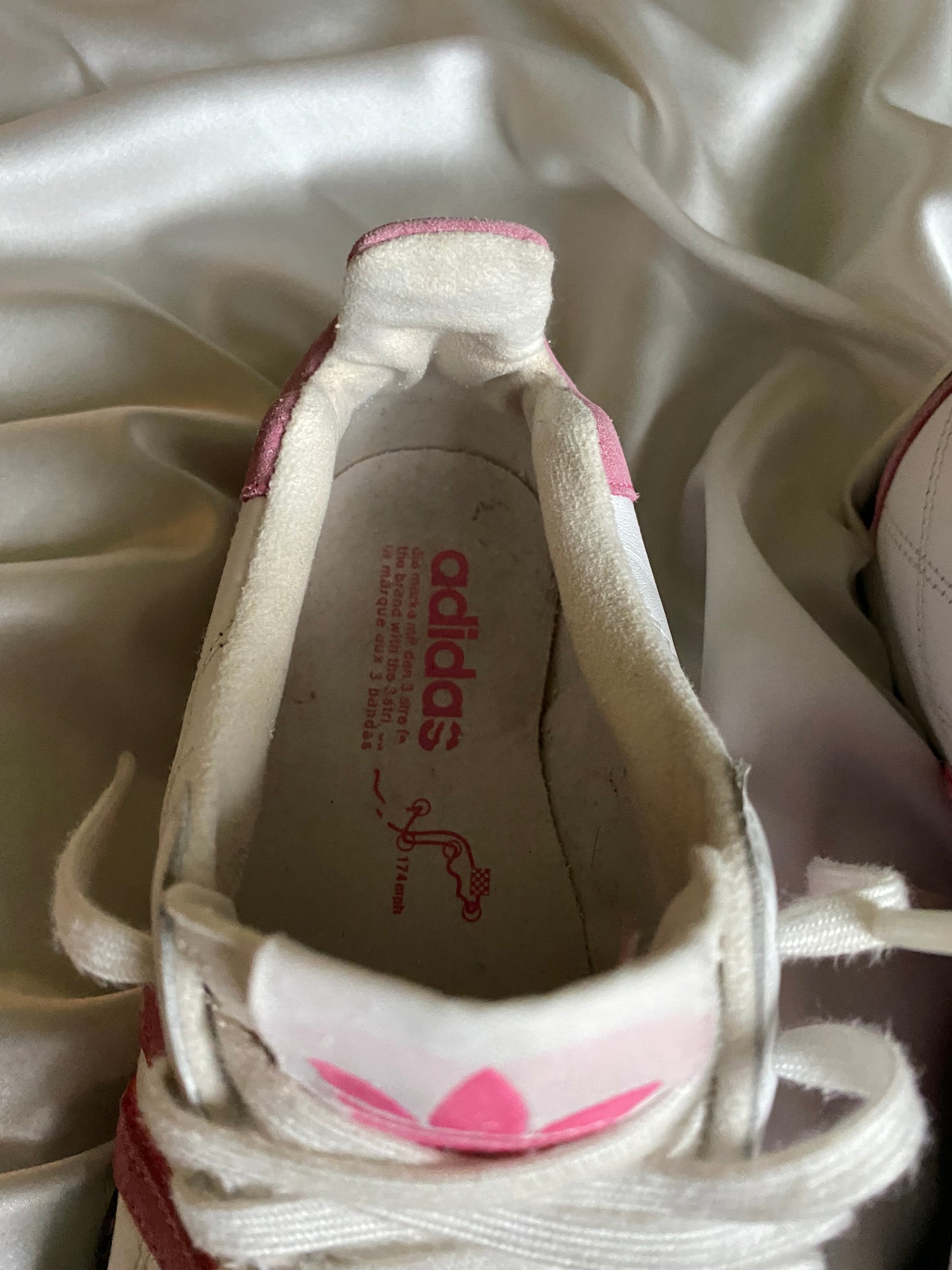 Adidas Goodyear Pink Quilted – Size EU ~38