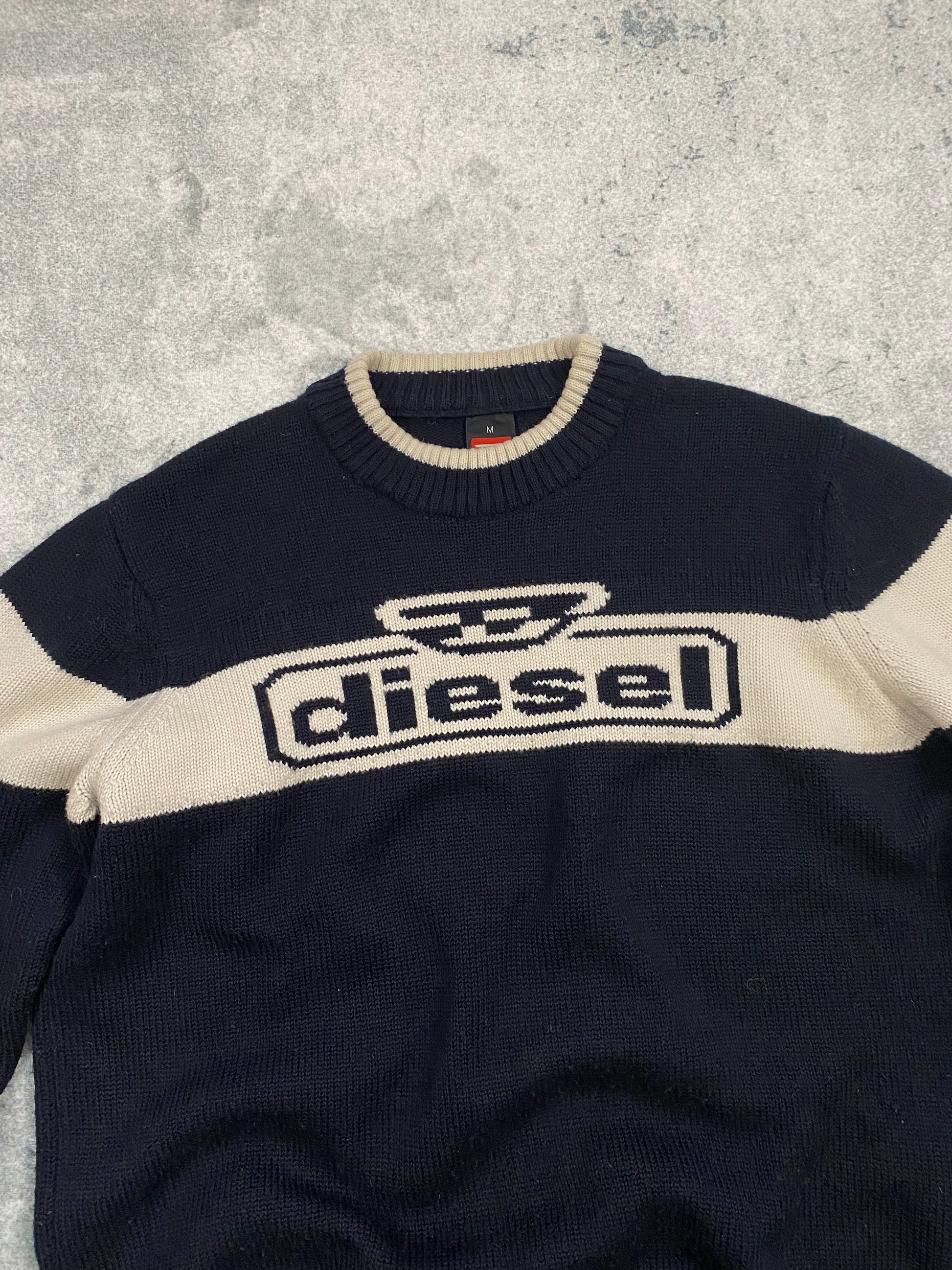 Vintage Diesel Sweater 50% Wool Size M