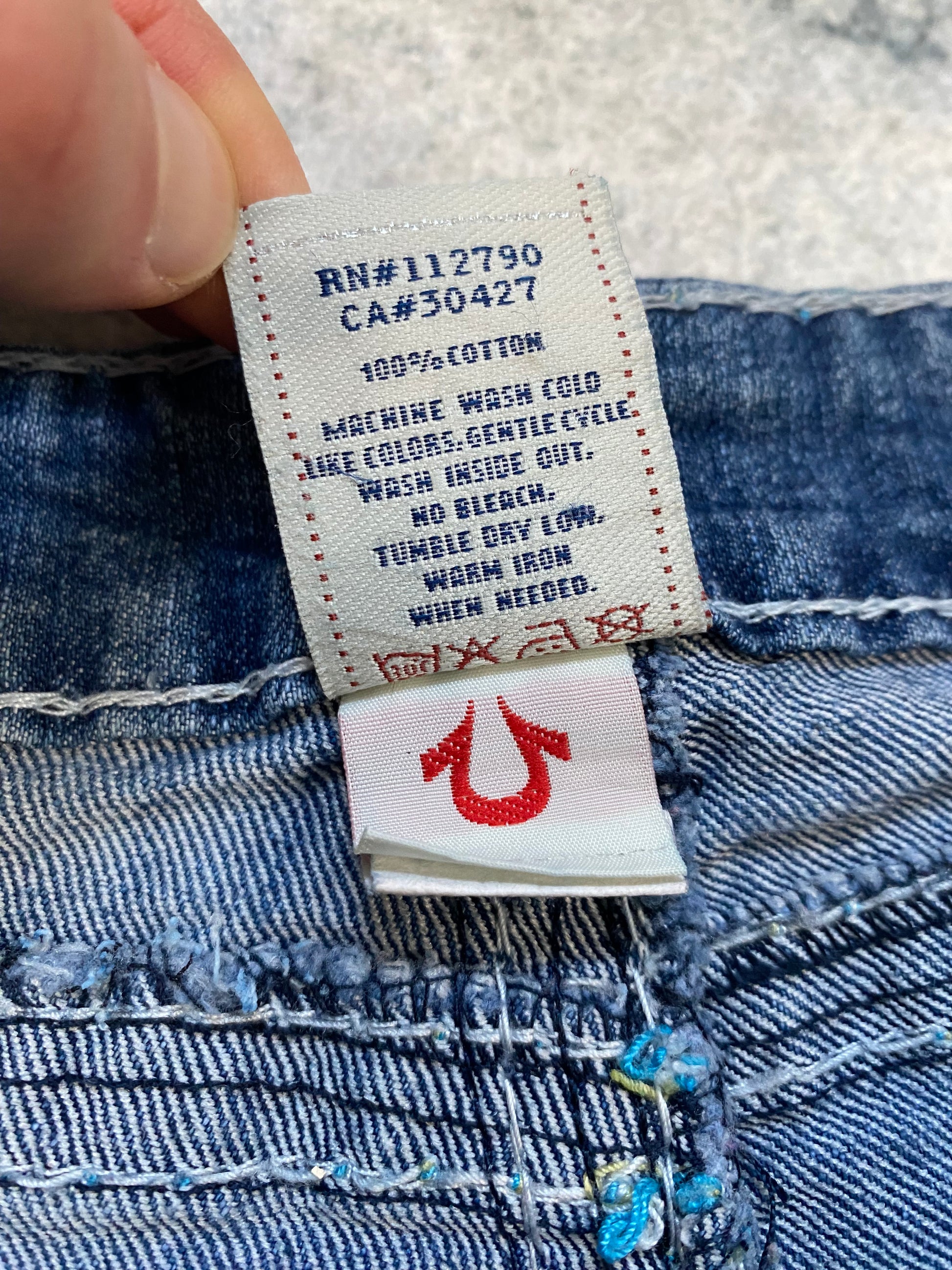Vintage True Religion Women’s Jeans – Y2K Coquette – Size 28