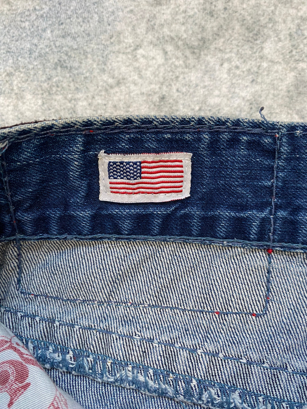 True Religion USA Bootcut Jeans – Y2K Archive – Deep Blue Wash – Size 34