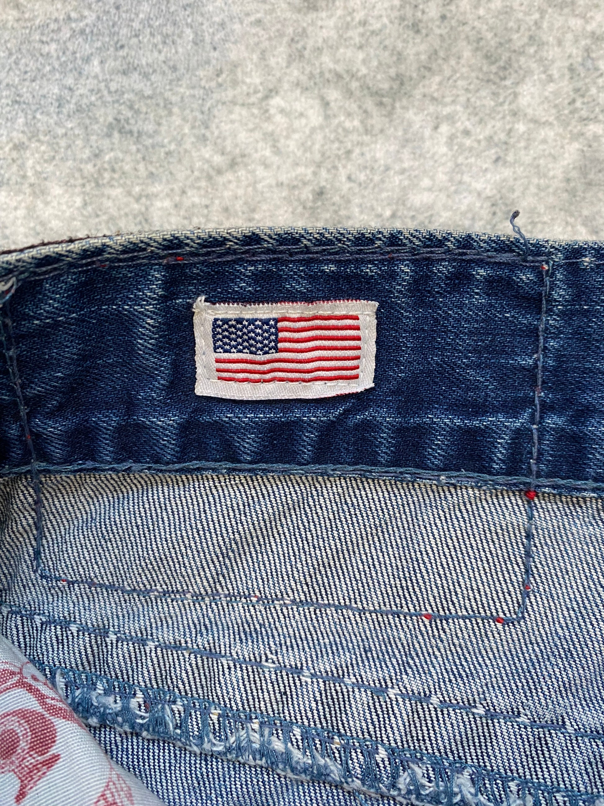 True Religion USA Bootcut Jeans – Y2K Archive – Deep Blue Wash – Size 34