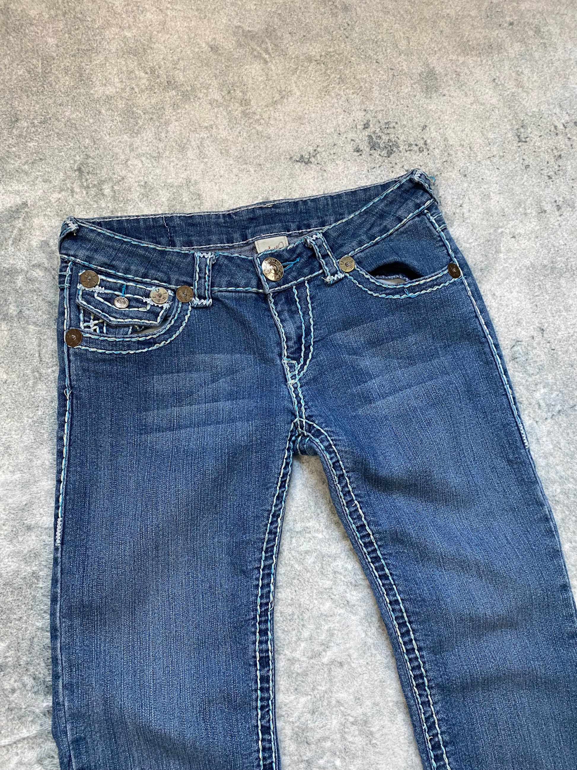 Vintage True Religion Women’s Jeans – Y2K Coquette – Size 28
