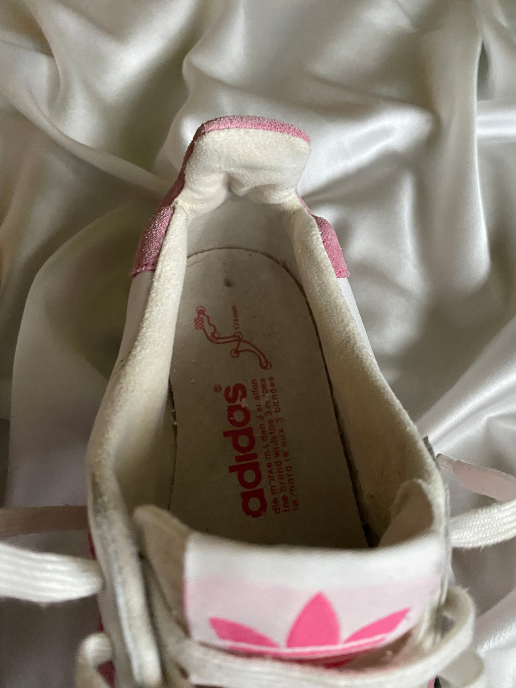 Adidas Goodyear Pink Quilted – Size EU ~38