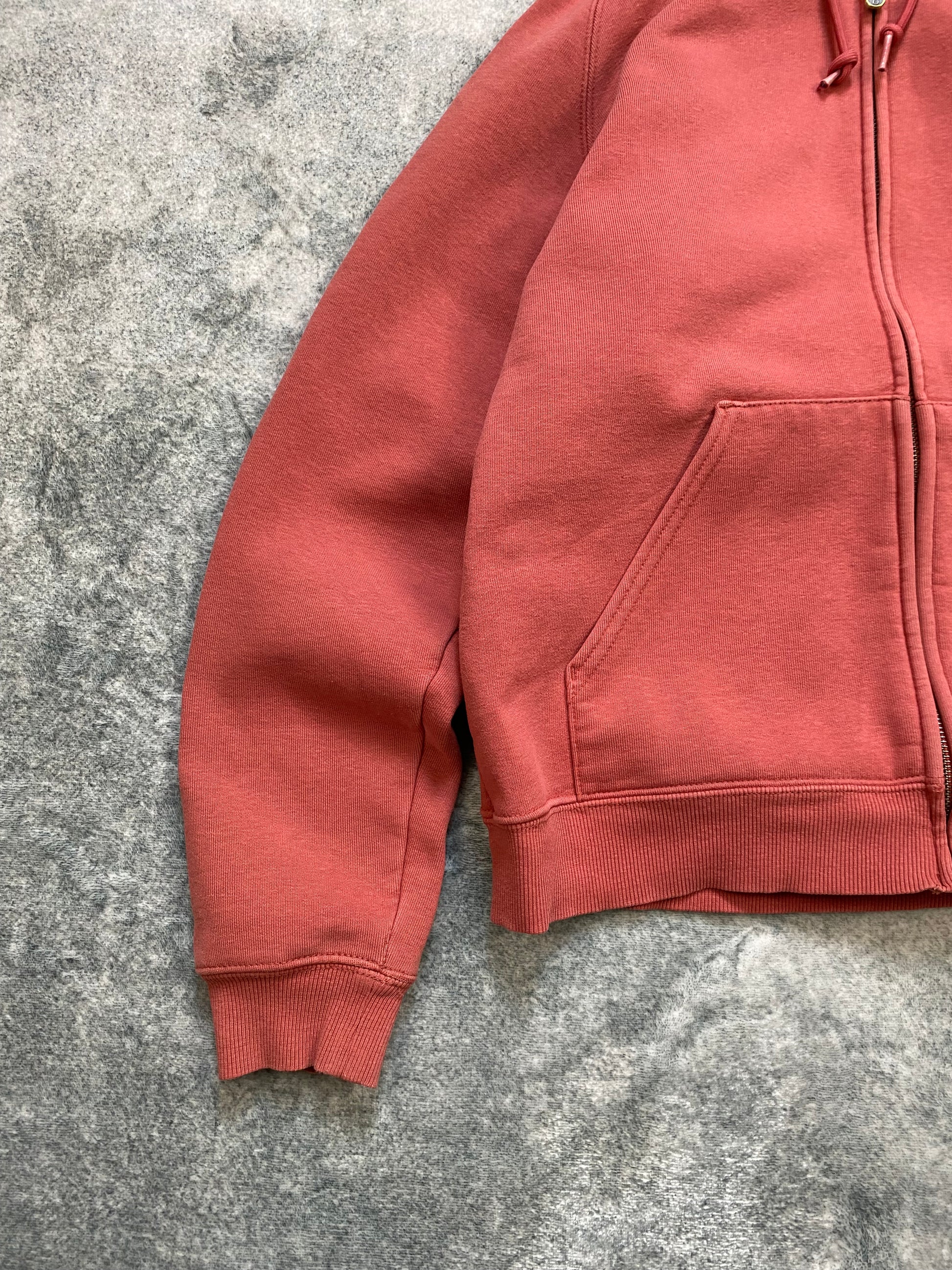 Carhartt Vintage Zip-Up Hoodie – Pink Rose – Women’s Size L