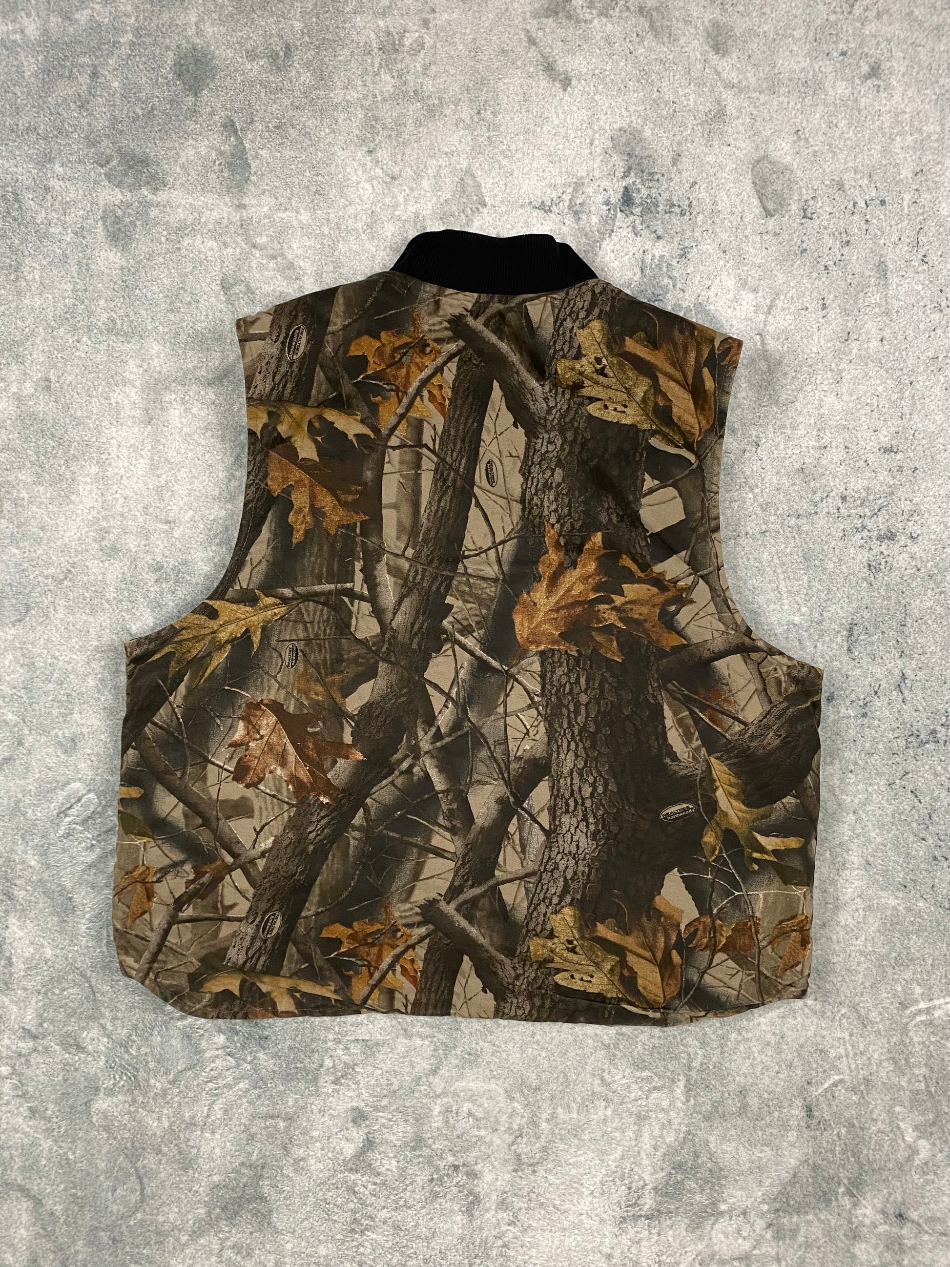 Carhartt x Realtree Camo Vest Vintage Quilted Lined Boxy Fit Size XL