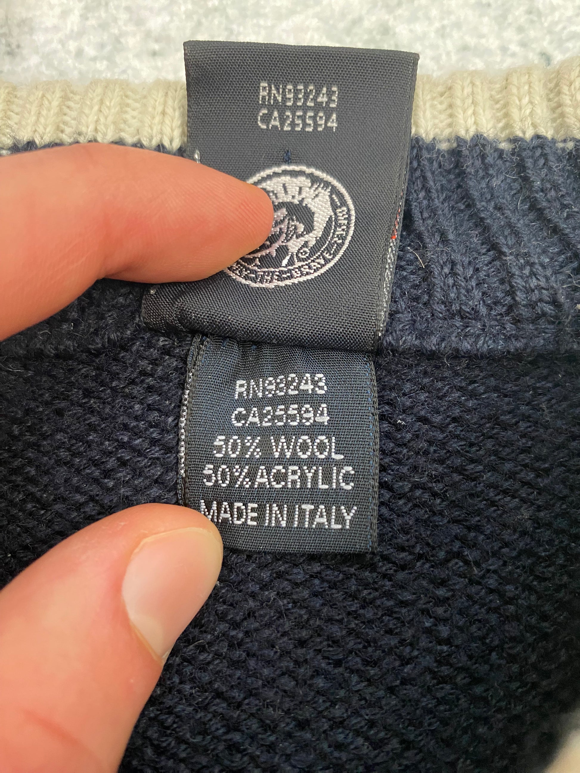 Vintage Diesel Sweater 50% Wool Size M