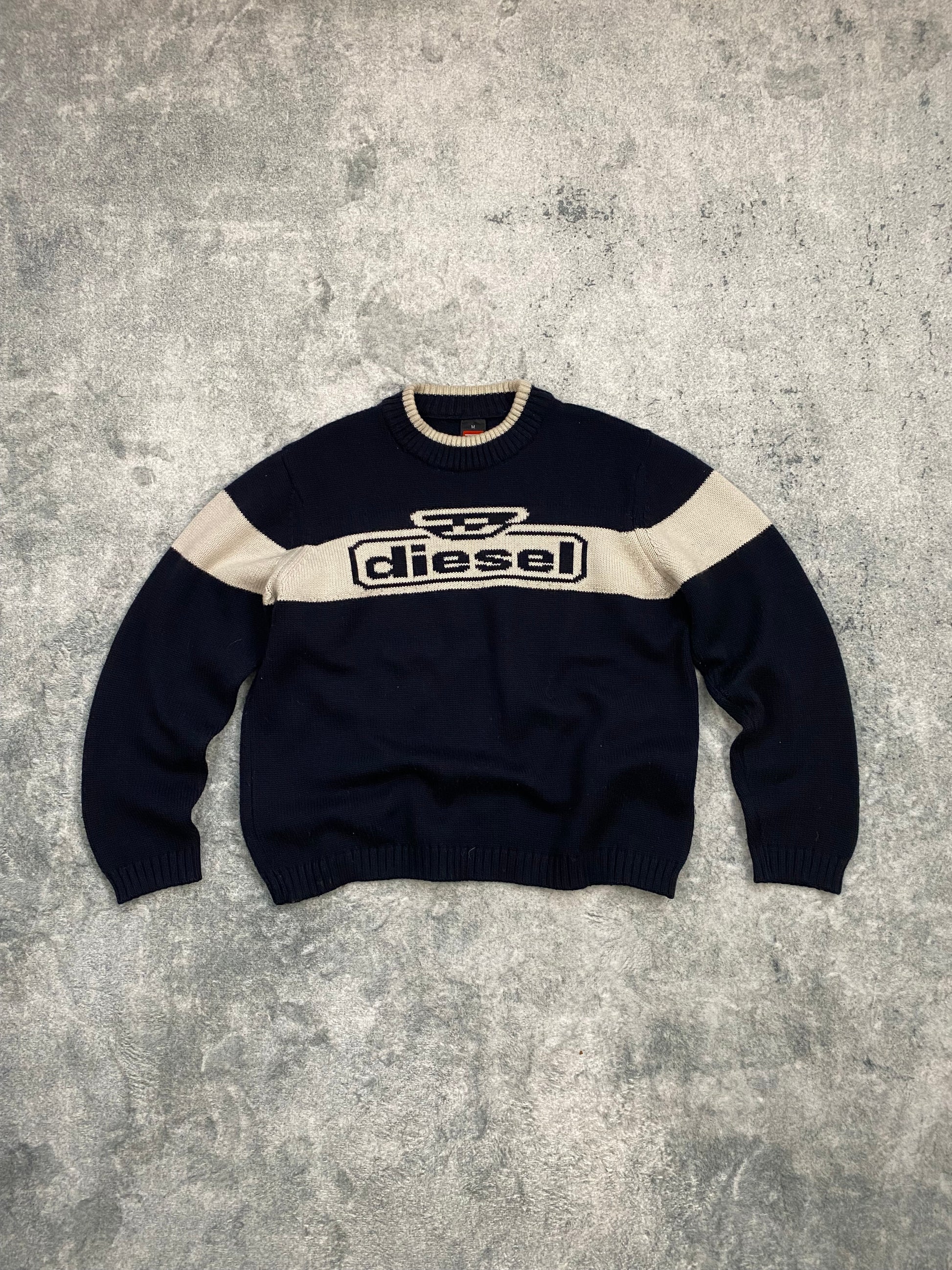 Vintage Diesel Sweater 50% Wool Size M