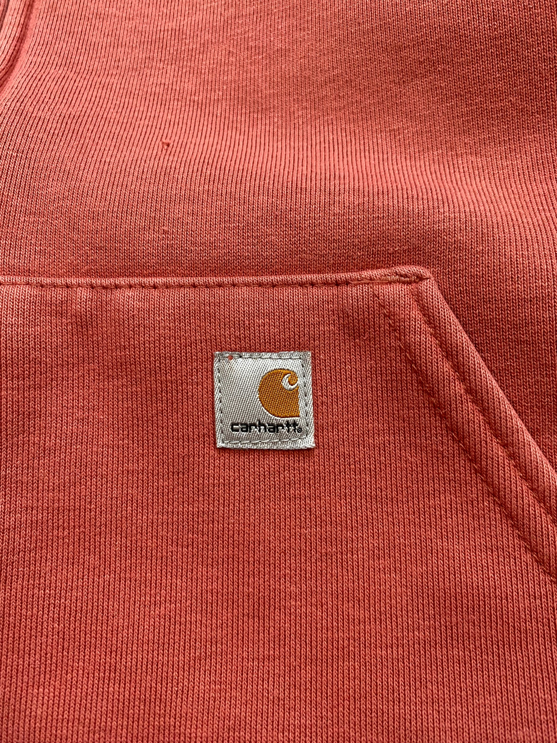 Carhartt Vintage Zip-Up Hoodie – Pink Rose – Women’s Size L