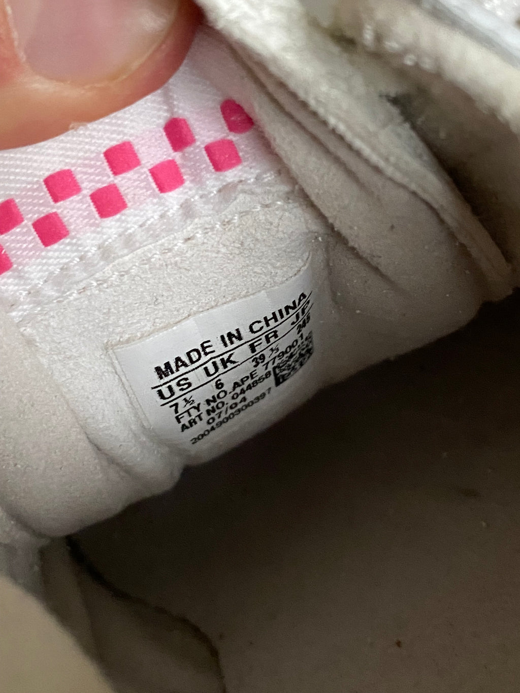 Adidas Goodyear Pink Quilted – Size EU ~38