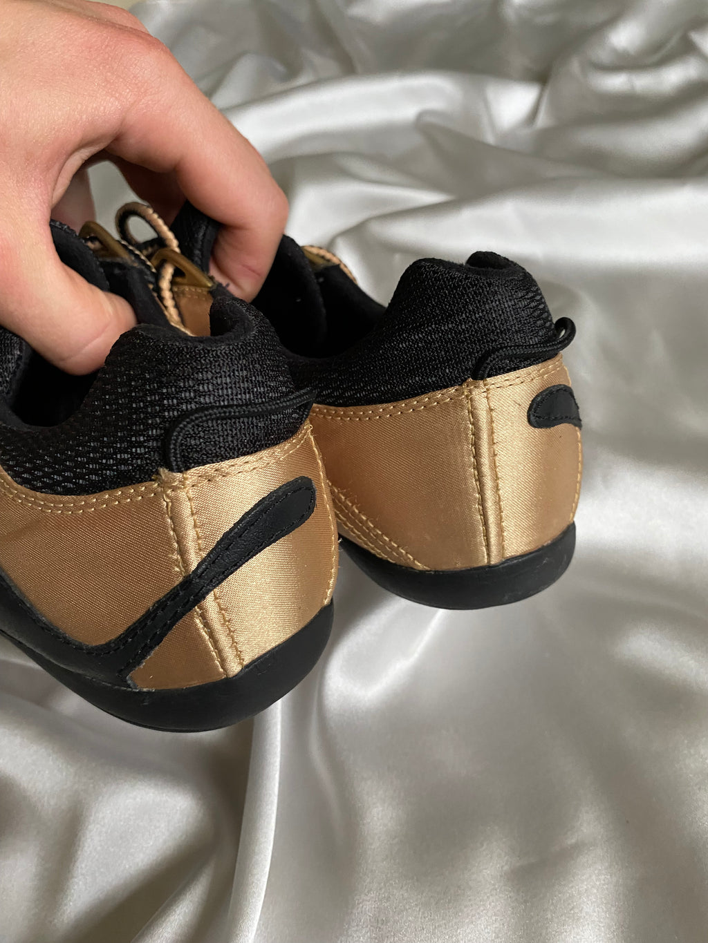 Golden Quilted PUMA speedcat – Size EU 38 – New Without Tags