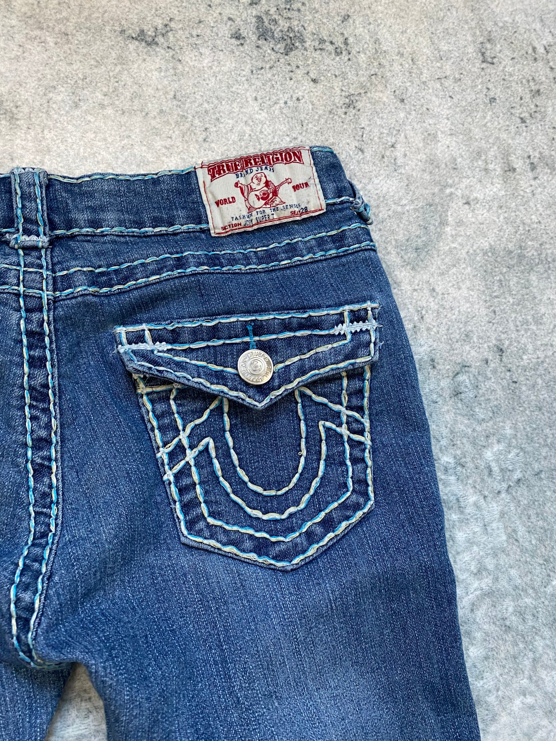 Vintage True Religion Women’s Jeans – Y2K Coquette – Size 28