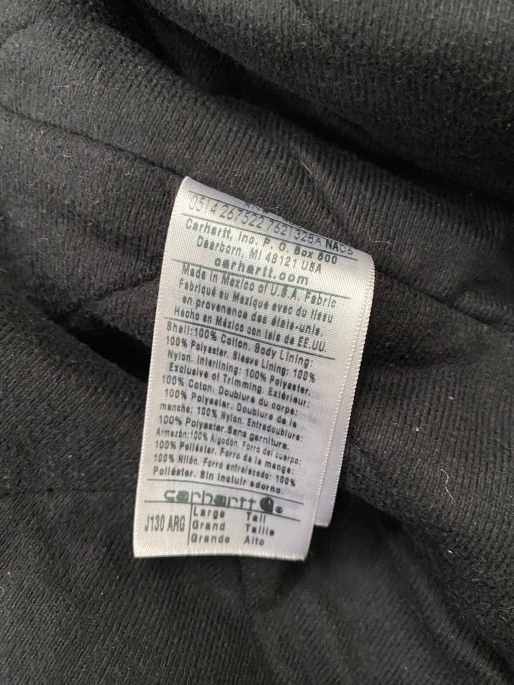 Carhartt Active Jacket J130 ARG - Size L